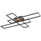 Globo 67208-40 - led plafonsko svetlo dakari LED/40W/230V 3000K 60x80 cm crna | Eponuda.com