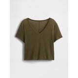 GAP Linen crop t-shirt - Women's | shoptok.hr