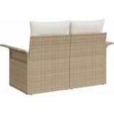  Vrtni kauč s jastukom Bež 141 x 62 x 69cm poliratan | Eponuda.ba