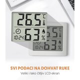 Mini termo-higrometar sa satom, 20~99%RH, -20~60°C | Eponuda.com