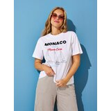 Sinsay Pamučna majica s ljetnim printom | shoptok.hr