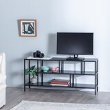 Ixia Črna jeklena TV omarica 120x55 cm – | Shoptok.si