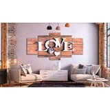  Slika - Wooden Letters (5-Parts) Wide 100x50 | shoptok.hr