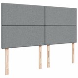  Krevet s oprugama i madracem svjetlosivi 200 x 200cm od tkanine | shoptok.hr