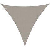  Jedro za zaštitu od sunca 160 g/m² Trokutasto Svijetlosivo 4,5x4,5x4,5 m HDPE | shoptok.hr