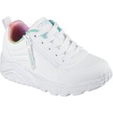 Skechers Patike za devojčice Uno Lite - Vivid Splash, 310370L-WMLT, Bele Cene