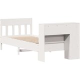  Krevet s regalom za knjige bez madraca bijeli 75x190cm borovina | shoptok.hr