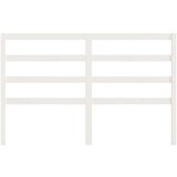  Uzglavlje za krevet bijelo 126 x 4 x 100 cm od masivne borovine | shoptok.hr
