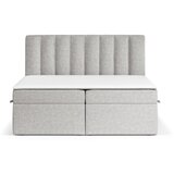 Maison de Rêve Svetlo siva boxspring postelja s prostorom za shranjevanje 140x200 cm Novento – | Shoptok.si