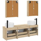  Set ormarića za kupaonicu 5 kom. Hrast sonoma Konstruirano drvo | shoptok.hr