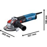 Bosch PROFESSIONAL kotni brusilnik GWX 17-125 PSB 06017D3700 | Shoptok.si