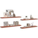  Polica na zidu 4 pcs Crvena 120 x 23 5 x 4 cm Konstruirano drvo | shoptok.hr