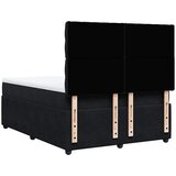  Krevet s oprugama i madracem crni 160x200 cm baršunasti | shoptok.hr