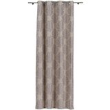 Mendola Fabrics Siva/rjava zavesa 140x245 cm Kansai – Cene