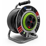 ONDRAGON kovinski kabelski boben 50 m 3 × 2,5 mm² OD4002-2 | Shoptok.si