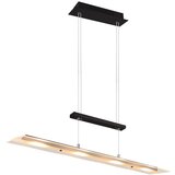 Tri O Črna LED viseča svetilka s steklenim senčnikom Milos – | Shoptok.si