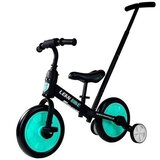  Dječji bicikl bez pedala 3u1 crno-tirkizni | shoptok.hr