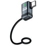 INF 2-Pack Type-C Ženski na Type-C Moški Stranski Upogibni Adapter 240W 120Gbps Grey+Blue, (5000291449) | Shoptok.si