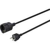 sygonix SY-4872632 tok podaljšek 16 A črna 3.00 m H05VV-F 3G 1\,5 mm², (20434091) | Shoptok.si