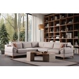 Atelier Del Sofa ugaona garnitura na razvlačenje aqua, 275x300x100 cm, bež | Eponuda.com