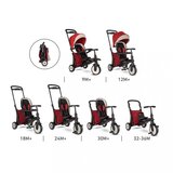 Olimp Sport Dečiji Tricikl Smart Trike Folding 500 Recliner 9M+ Red Melange | ePonuda.com