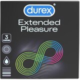 Durex Extended Pleasure - kondomi z zaviralnim učinkom - 56 mm (3 kos) | Shoptok.si
