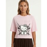 Sinsay Pamučna majica s printom i šarenim kamenčićima Hello Kitty | shoptok.hr