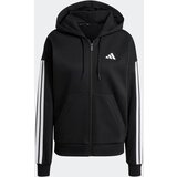 Adidas Športna jopa na zadrgo črna / bela | Shoptok.si