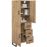  Kuhinjski ormarić 2 pcs Umjetnički hrast Inženjerska drva i staklo | shoptok.hr
