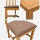  Blagovaonski set 3 kom. Siva Čvrsto Hrastovo Drvo | shoptok.hr