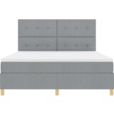  vzmetnica z box spring svetlo siva super kraljeva tkanina, (22081093) | Shoptok.si