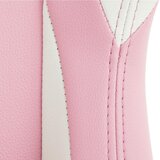 Livetastic GAMING STOL umetna masa, tekstil bela, pink | Shoptok.si