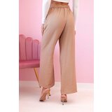Kesi Włoski Viscose wide-leg trousers camel | ePonuda.com