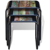  Komplet mizic 3 kosi trden predelan les, (20714277) | Shoptok.si