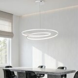  Brilagi-LED prigušiva luster na sajli TWISTER LED/105W/230V prečnik 100 cm bela + daljinski upravljač | Eponuda.com