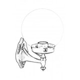 Opviq BAP 68160 BSY M1 Zidna lampa, crna | Eponuda.ba