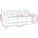  2-dijelni set sofa s jastucima smeđi baršunasti | shoptok.hr