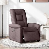 Električni naslanjač temno rjavo blago, (21824887) | Shoptok.si
