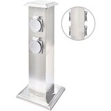  Vrtni stebriček z vtičnicami iz nerjavečega jekla Cene