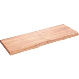 Stolna ploča svjetlosmeđa 140 x 50 x 6 cm tretirana hrastovina | shoptok.hr