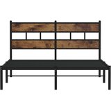  Metalni okvir kreveta bez madraca boja hrasta 140x190 cm | shoptok.hr