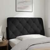  Jastuk za uzglavlje crni 100 cm baršunasti | Eponuda.com