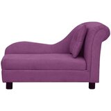 vidaXL Sofa za pse s jastukom bordo 83 x 44 x 44 cm plišana | shoptok.hr