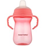 Canpol šolja sa silikonskim kljunom 250ml, Roze Cene