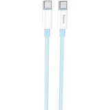 hoco. podatkovni kabel (X68 True Color) - USB Type-C na USB Type-C 100W 3A, 200 cm - plavi | shoptok.hr