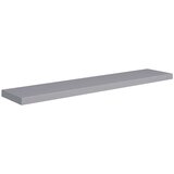  Plutajuća zidna polica siva 120 x 23 5 x 3 8 cm MDF | shoptok.hr