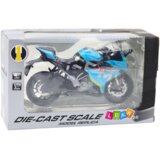  Metalni motor za igru sa zvučnim i svjetlosnim efektima 1:12 - svjetlo plavi | Shoptok.si