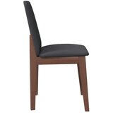 vidaXL Jedilni stoli z blazinami 2 kosa Brown Solid Wood Rubber | Shoptok.si