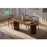 Hanah home Sablin - Walnut Walnut Dining Table | ePonuda.com
