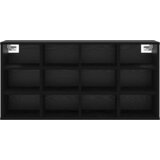 vidaXL ormar za cipele crni hrast 52.5 x 30 x 50 cm konstruirano drvo | shoptok.hr